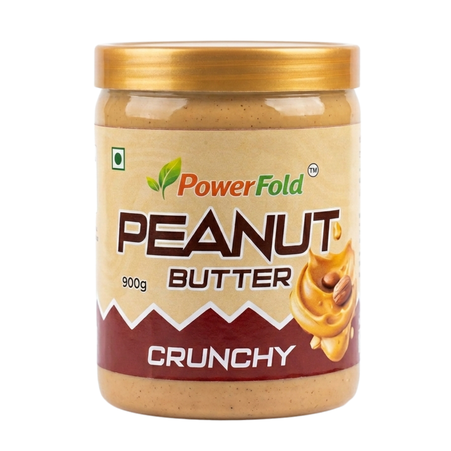 PowerFold Natural Peanut Butter | Creamy, Crunchy & Chocolate | 200g 500g 900g
