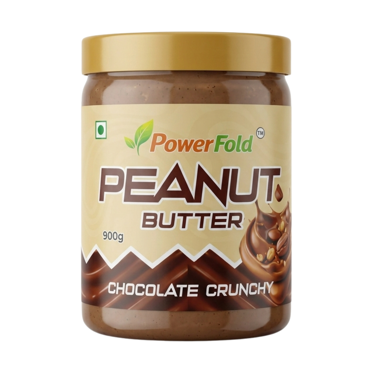 PowerFold Natural Peanut Butter | Creamy, Crunchy & Chocolate | 200g 500g 900g